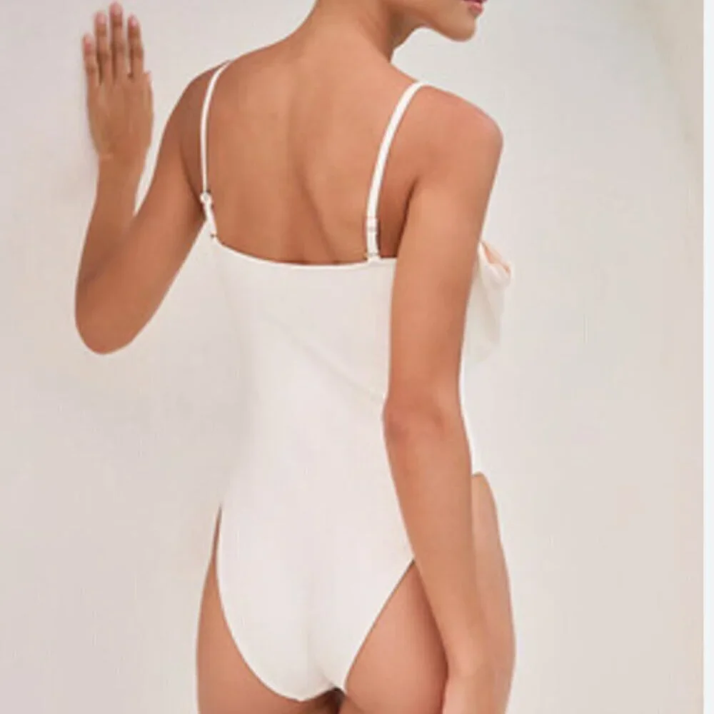 NWT Hutch Dita Bow One-Piece Swimsuit Anthropologie Size XS